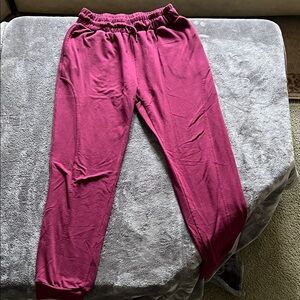 Kids Maroon Jogger Pants